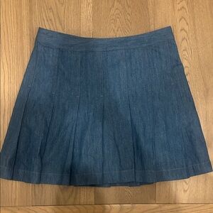 Babaton Denim Mini Skirt - Blue